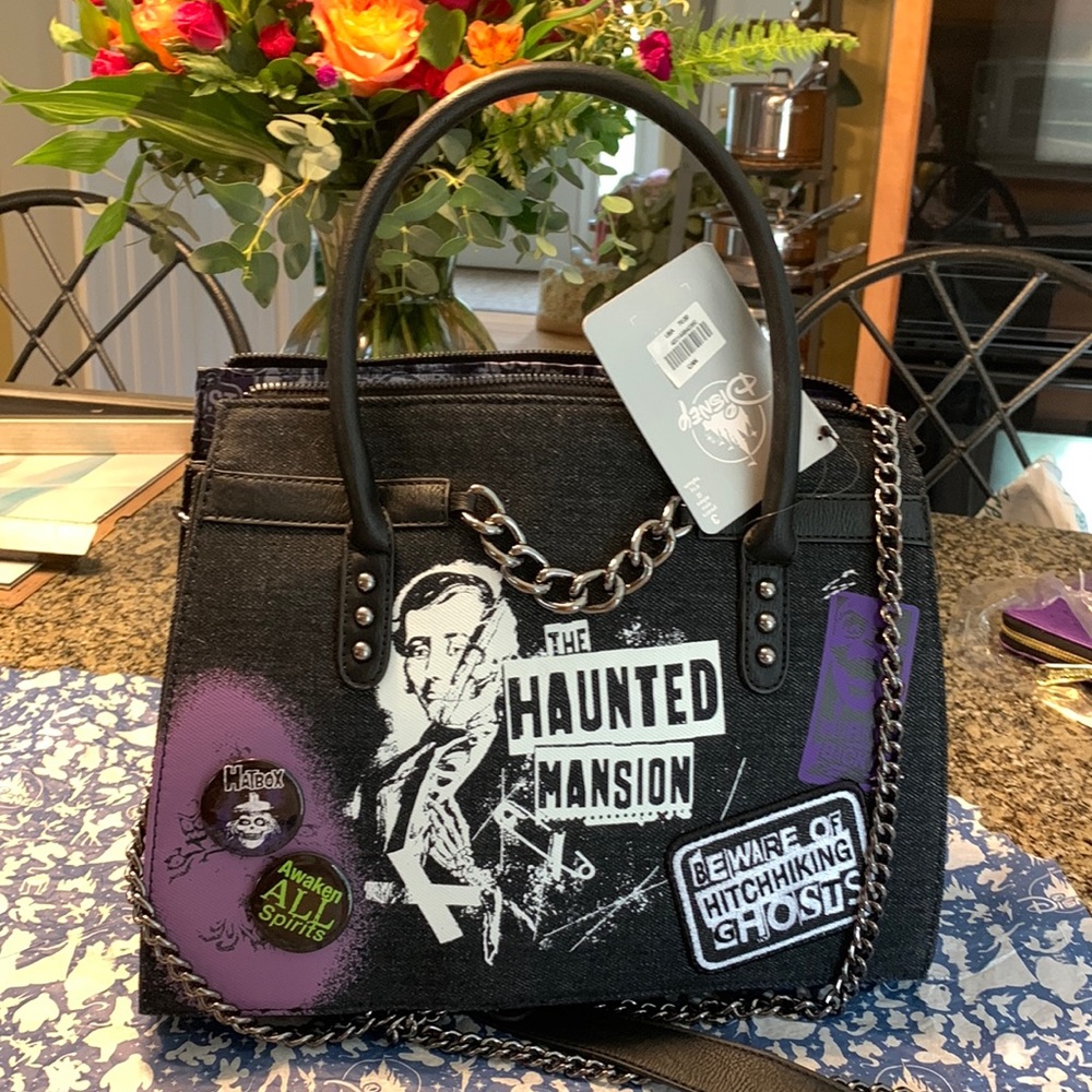 DISNEY HAUNTED MANSION LOUNGEFLY SACHEL